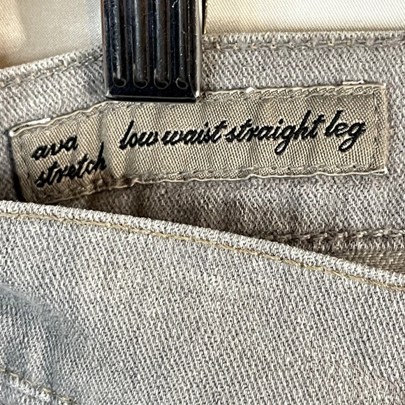 Citizens of Humanity Ava Stretch Low Waist Straight Leg Jeans Gray Wash Size 28 - Picture 6 of 8